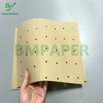 70 gms 80 gms 90 inch Breed Bruin Geperforeerd Kraft Papier Voor Kleding CAM