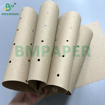 70 gms 80 gms 90 inch Breed Bruin Geperforeerd Kraft Papier Voor Kleding CAM
