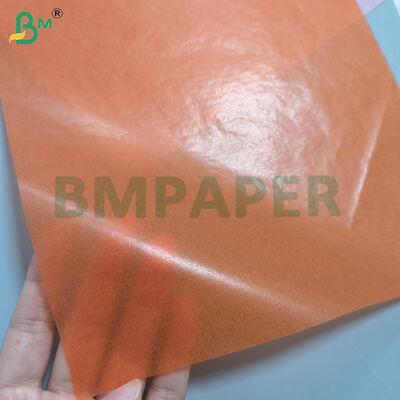 Doorzichtig gekleurd voedselverpakkingspapier 23 gsm voor bakwerk / kaaskoekvoering