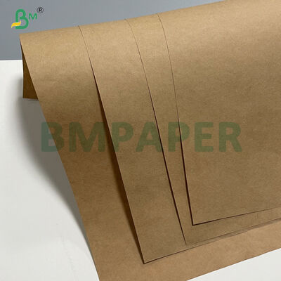 90G High Tensile Strength Bruin Wrapping Kraft Liner Paper ISO FDA