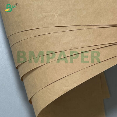 90G High Tensile Strength Bruin Wrapping Kraft Liner Paper ISO FDA