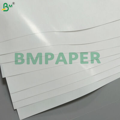Hoge glans helder wit glanzend label top papier materiaal 80gr