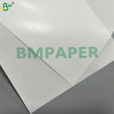 Hoge glans helder wit glanzend label top papier materiaal 80gr