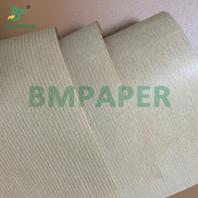 Hoge duurzaamheid 40GSM 60GSM Natuurlijk Bruin Machine Glazed Ribbed Kraft Paper