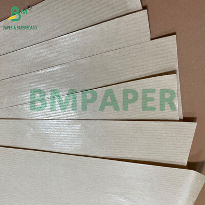 Hoge duurzaamheid 40GSM 60GSM Natuurlijk Bruin Machine Glazed Ribbed Kraft Paper