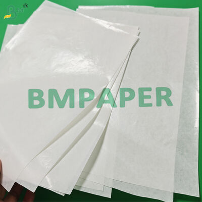 40g + 9g Polycoated White Brown Cutlery Wrapping Paper 120mm 160mm Food Safe