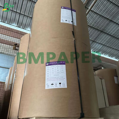 300 gm + 15 g PE-gecoat bruin kraftpapier voor straatvoedselbak 85 cm oliebestendig