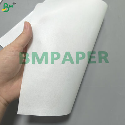 Wit 43 - 45 gsm gecoat papier voor yoghurtdeksels, één zijde gecoat