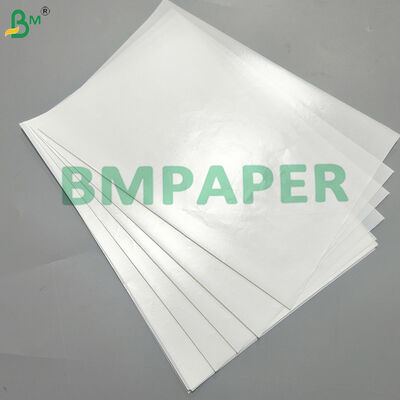 Wit 43 - 45 gsm gecoat papier voor yoghurtdeksels, één zijde gecoat