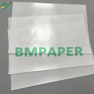 Voedselveilige yoghurtdeksel gecoat papier 43 / 45gsm anti-scheur gebleekt kraft