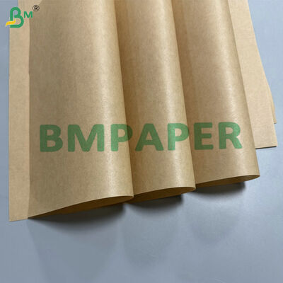 Eco-vriendelijk vetvrij bruin kraftpapier 30-45 gm voedselverpakkingspapier voor brood, gebak, takeaway verpakking