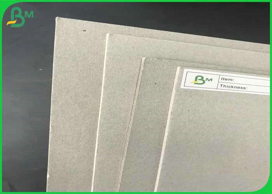 Recycled Pulp Grey Chipboard Paper 70*100cm 1mm 1.5mm 2mm Grey Cardboard Sheets voor verpakking