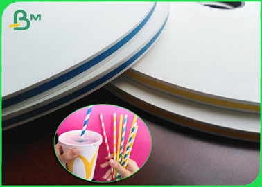 FDA 60 gram ongebleekt kraftpapier 15 mm rol voor het maken van papierstromen