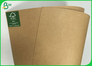 Anti-krul zuivere pulp bruin kraftpapier rol van 190g 200g 230g 250g