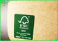 Eco - Vriendschappelijk het Document van 50g Kraftpapier Bruin Voedsel Verpakkend Document Broodje FSC FDA ISO