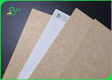 het Witte Met een laag bedekte Kraftpapier Achterdocument van 200g 250g CKB voor Frietenvakje Direct Voedsel