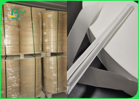 Biologisch afbreekbaar FDA goedgekeurd 32mm 44mm 24 26 28gsm Food Straw Wrapping Paper voor drinkstraw