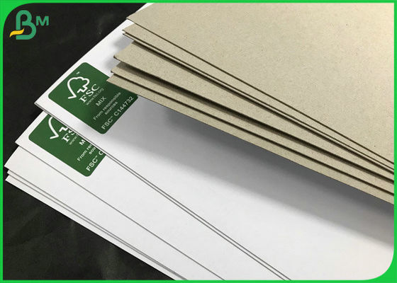 Gerecycleerd Bruin achter de raads230g 300g Duplex Verpakkend Papier van de Pulp Wit Oppervlakte