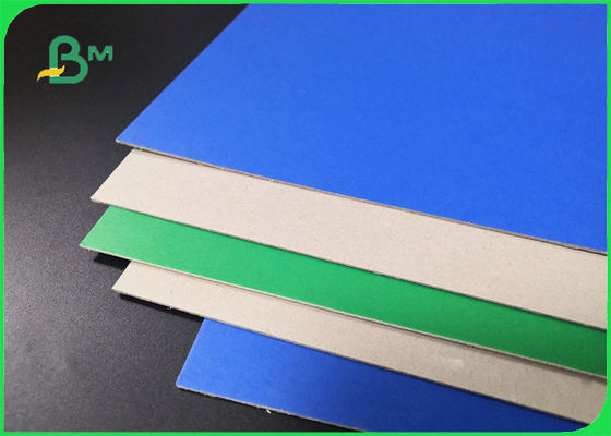 1mm 1.2mm Groen/Blauw Omvat Gelamineerd Grey Paperboard For File Folders