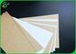 Document van Front Side White Coated Brown Kraftpapier paste 250gsm voor aan neemt - uit Dienblad