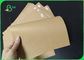 75gsm natuurlijke Kraftpapier-Voedseldocument Voeringen het Verpakken Document Bruine Kleur