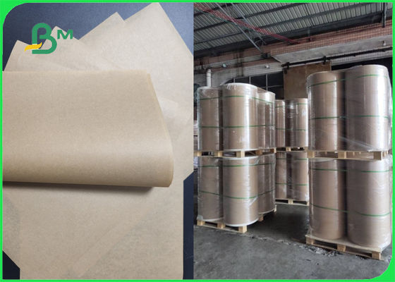 Document van de Rang het Bruine Kraftpapier van het houtpulp40gsm Voedsel voor Verpakking niet - gifstof