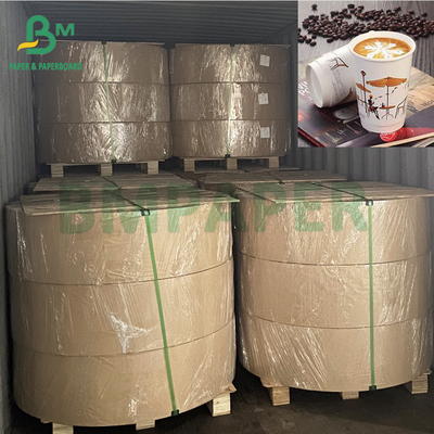 Witte 200g + 15g koffiebekers PE-gecoat gelamineerd Cupstock papier