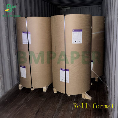 40 gr 45 gr Wit bedekt machine glaspapier voor wikkelstromen 80cm 86cm